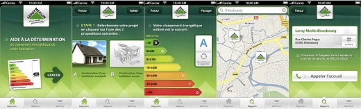 Leroy Merlin - iPhone - logiciel : Leroy Merlin Diagnostic Energétique