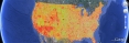 CO2 - Google Earth - Vulcan
