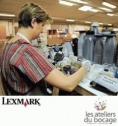 Logo - Lexmark et Les Ateliers du Bocage - avec illustration