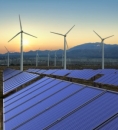 Energie - micro-grille - microgrid - panneaux solaires et éoliennes