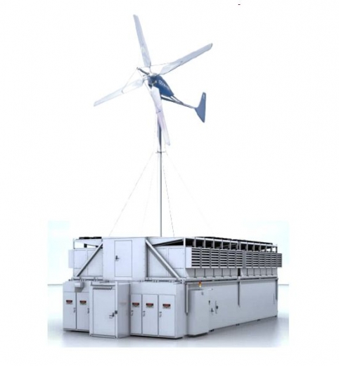 Data Center - concept de data center distribué avec source d'énergie renouvelable - AMD