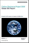 Carbon Disclausure Project - annual report - 2009