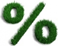 generique - chiffre - pourcentage - vert