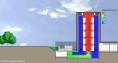 Datacenter - Celeste - plan bâtiment - free cooling - refroidissement par air extérieur