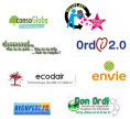 generique - mosaique - logos des sites de don de matériel informatique et de l'éconoie solidaire