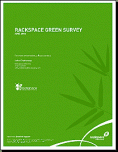 Etude - Rackspace - Green Survey - juin 2008 - économie d'énergie - datacenter