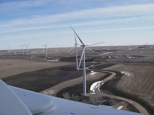 Energie - éolien - Google - NextEra - champs d'éoliennes