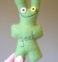 Green Geek - mascotte