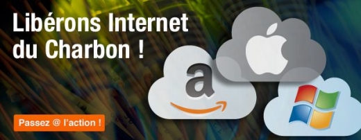 Greenpeace - Clean our Cloud - banner France