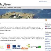 Capture d'écran de la page d'accueil du site Seeds4green.net
