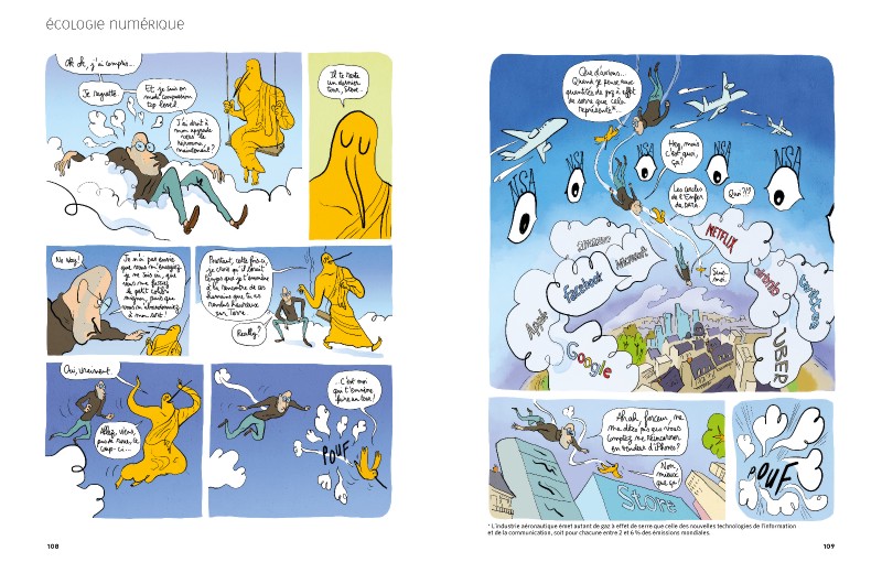 La Revue Dessinée n°15 - extrait du reportage sur les impacts du numérique