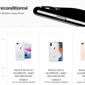 Site web Apple - iPhone reconditionnés
