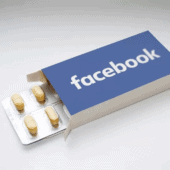 Pillue bleue Facebook - drogue