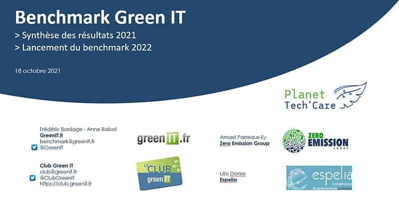 Benchmark Green IT 2021