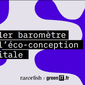 Baromètre de l'écoconception digitale - Razorfish x Green IT - couverture