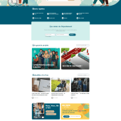 Page d'accueil dun site écoconçu du département d'ile et vilaine