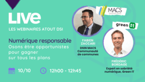 Atout DSI x Green IT : table ronde : numérique responsable, osons être opportunistes